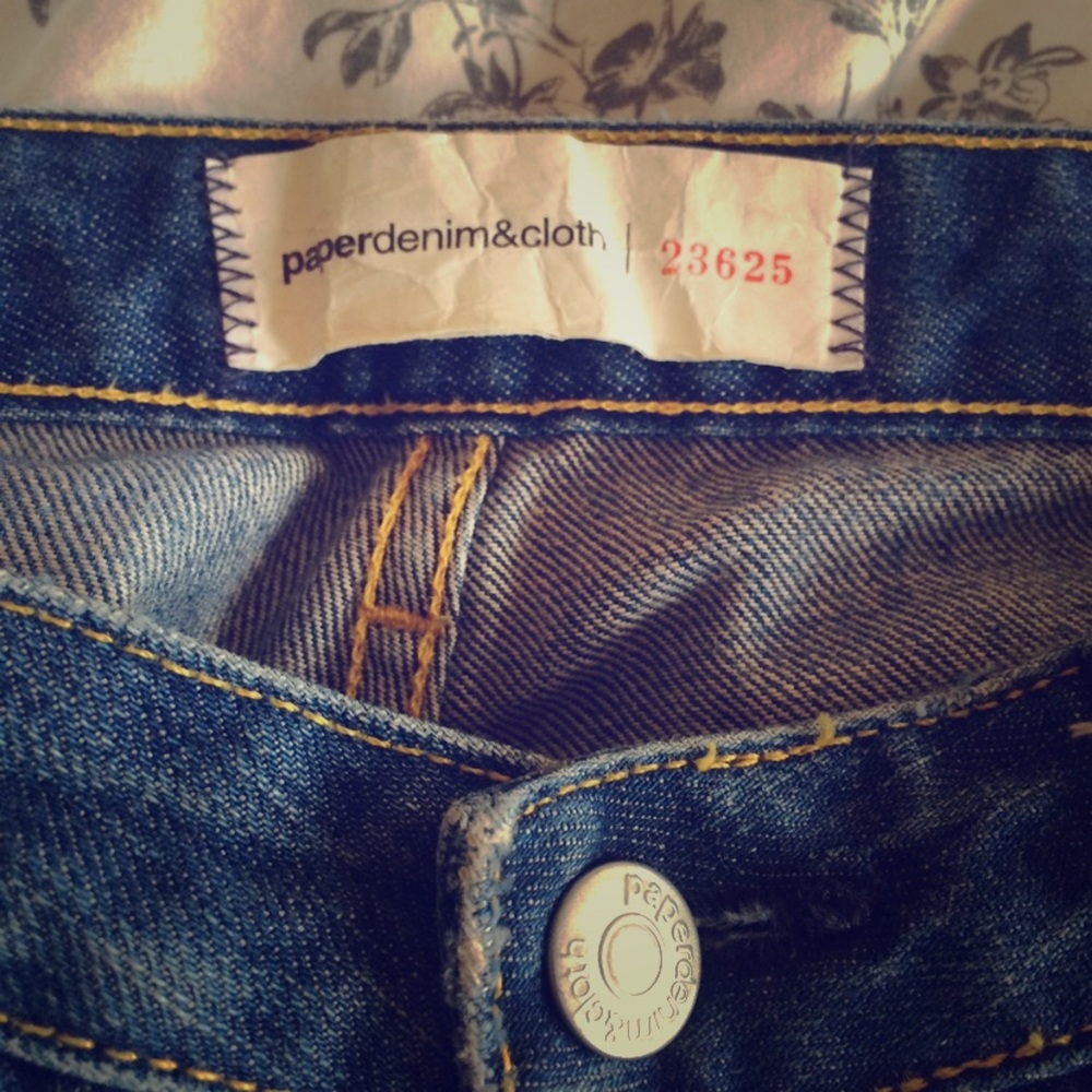 Paper Denim brand jeans